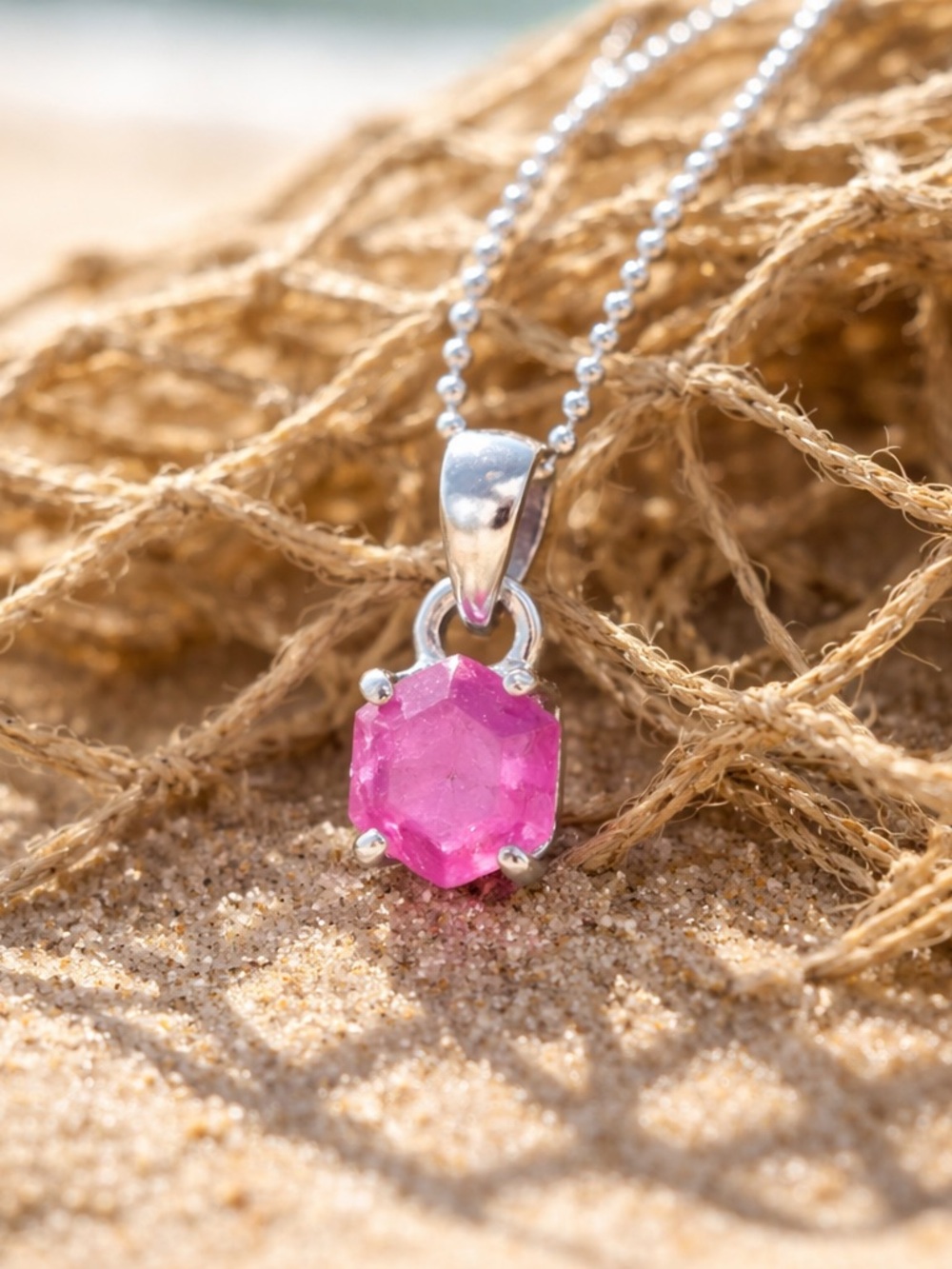 Ruby Stalactite Necklace - Picture 4 of 12
